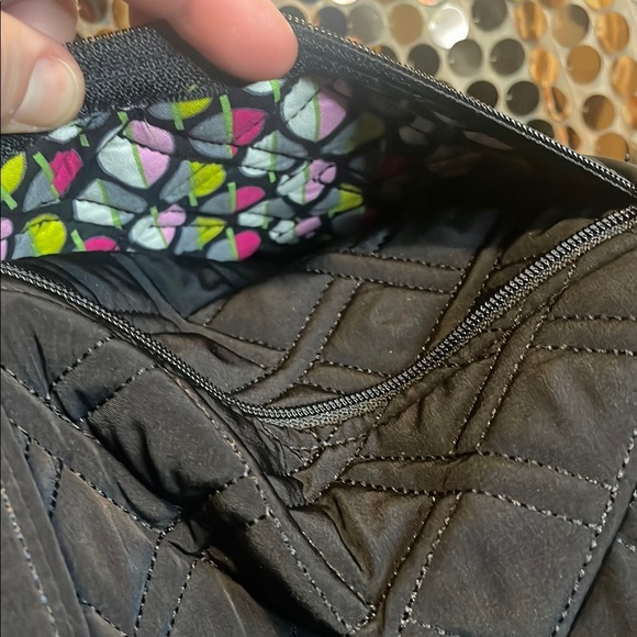 Vera Bradley Black Quilted Tote Bag - Picture 4 of 6